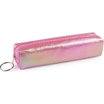 Pouzdro / penál holografický 18x4 cm růžová 1 ks