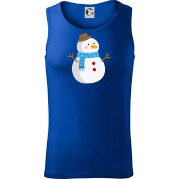 Sněhulák se šálou - Tílko pánské Core - 2XL ( Královská modrá )
