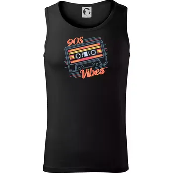 90s vibes - kazeta - Tílko pánské Core - 2XL ( Černá )