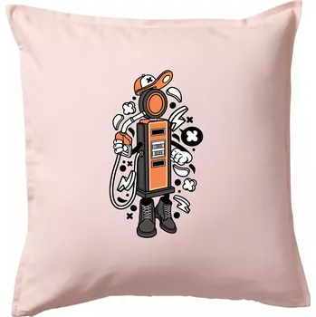 Polštář Tankman - Polštář 50x50 - 50x50 - Pouze potah ( Světle růžová )