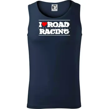I love road racing - Tílko pánské Core - S ( Námořní modrá (velmi tmavá - téměř černá) )