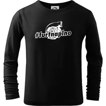 Chlapecké oblečení Furt naplno - Triko dětské Long Sleeve - 134 cm/8 let ( Černá )