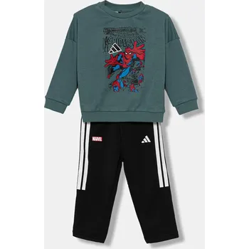 Dětská tepláková souprava adidas Marvel JL9179 tyrkysová 67X, vel. 92