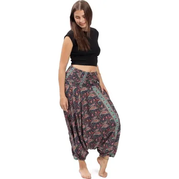 Harémové kalhoty / Sultánky ZARI tmavě modrá IV.