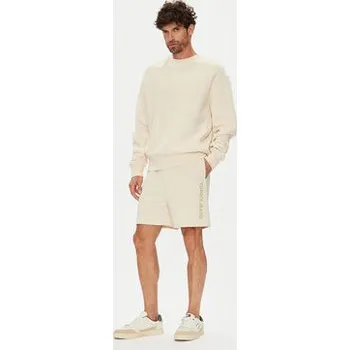 Pánské oblečení Tommy Jeans Sportovní kraťasy New Classic Beach DM0DM21781 Béžová Relaxed Fit S