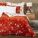 4Home Povlečení mikroflanel Happy winter , 160 x 200 cm, 70 x 80 cm 126110103