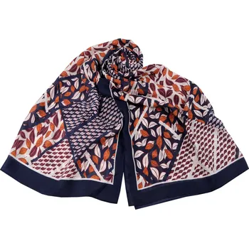 Deštník Šátek / šála listy 80x180 cm modrá tmavá 1 ks