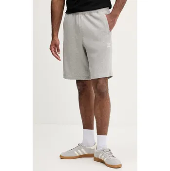 Pánské kraťasy Bavlněné šortky adidas Originals Essentials JW8624 šedá 90X, vel. XL
