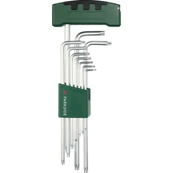 Klíč PARKSIDE® Sada inbusových klíčů / Sada klíčů pro vnitřní profily, 11dílná (sada klíčů tx)