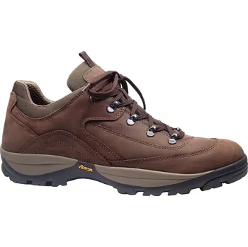 Pánská treková obuv Turistická obuv pro středně náročný terén, Olang, tmavě hnědá: Hnědá Ano Nubuk, velur (semiš) 31,4 48 G - standardní šíře (28589-28589)