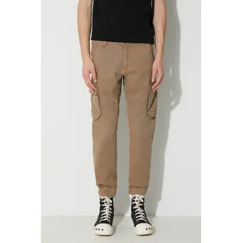 Kalhoty Alpha Industries 196210-183 Jogger pánské, béžová barva, 32, 12X