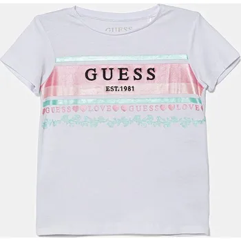 Chlapecké tričko Dětské tričko Guess K5YI04.K6YW4.9BYA bílá 00X, vel. 113-118