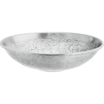 Dekorativní miska Madam Stoltz 31 x 8 cm šedá barva B135.SIL 09X