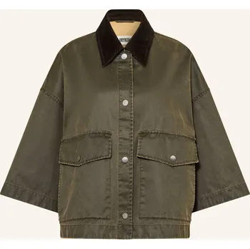 Dámský blejzr Drykorn Dámská Bunda Fieldjacket Ans S 3/4 Rukávem, tmavě...