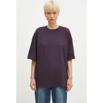 Dámské tričko Bavlněné tričko Alpha Industries Essentials RL, XS, fialová, 49X