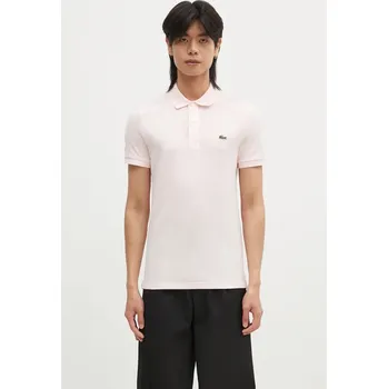 Dámská košile Bavlněné polo tričko Lacoste, S, růžová, 30A