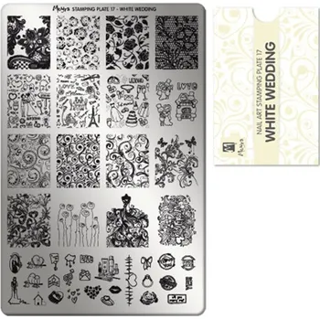 Moyra Stamping - Deska na razítka č.17 Wh.Wedding