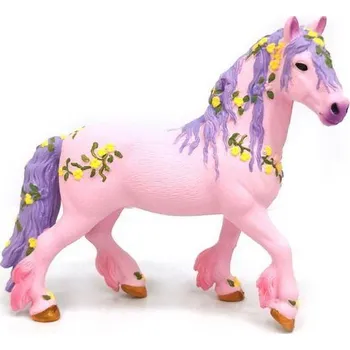 Figurka Figurka fantasy kůň růžový 13 cm