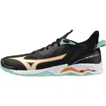 Obuv MIZUNO WAVE MIRAGE 5(U) Barva: Black-Tangelo-Ice Green, Velikost: 42, Pohlaví: Unisex