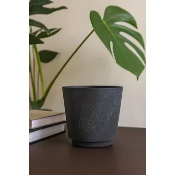 Stojan na květiny House Doctor Květináč, modrý mramor, velikost S