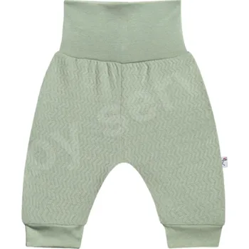 Kojenecké šaty Baby Service Kojenecké kraťasy vlnky mintová - Vel. 74