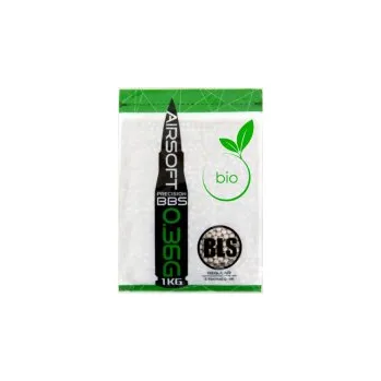 Airsoftová kulička BLS BIO Precision 0,36g 1kg (cca 2770 ks)