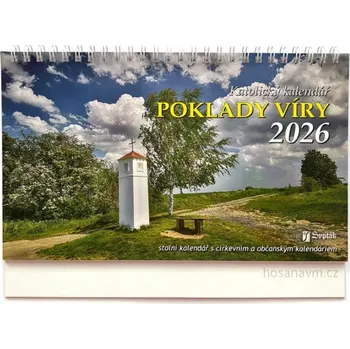 Kalendář Poklady víry 2026 Stolní kalendář 2026
