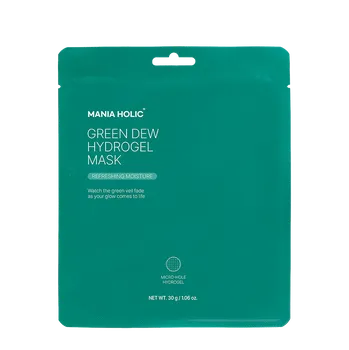 Pleťový krém Mania Holic Green Dew Hydratační hydrogelová maska, 1 ks
