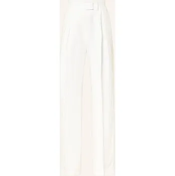 Dámské kalhoty Anine Bing Dámské Marlene Kalhoty Lou Se Lnem, krémová, 38