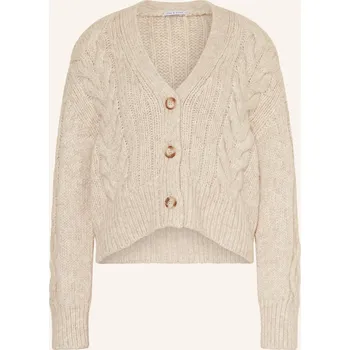 Dámský svetr Mrs & Hugs Dámský Pletený Kardigan, krémová, 40