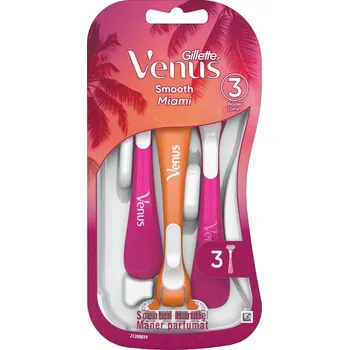 Holítko Venus Gillette Smooth Miami holítka 3ks