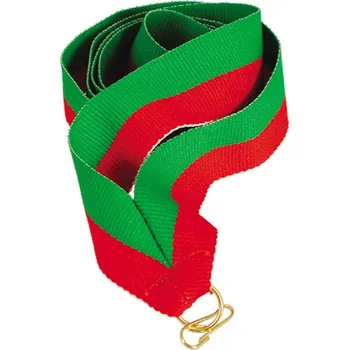 Stuha Stuha 22 mm - zeleno-červená