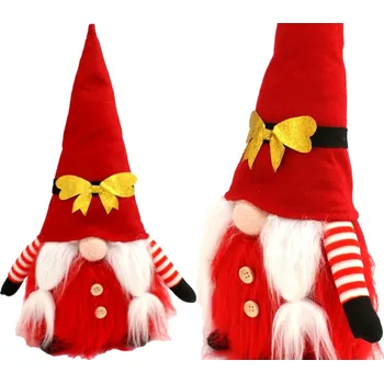 Vánoční dekorace MIKULÁŠSKÝ SKŘÍTEK DEKORATIVNÍ 40CM SE ZLATOU MAŠLÍ