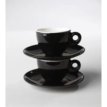 Kempingové nádobí Espresso set Gimex Quadrato Black and White 2 ks
