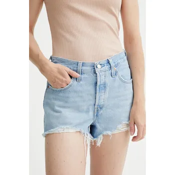 Dámské kraťasy Džínové šortky Levi's 501 56327.0086 modrá 55J, vel. 27