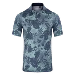 Kjus Men Golfer Polo S/S EU50, ineral/Steel Blue, pánské