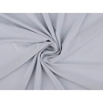 Úplet sportovní hladký pevnější PES šedá světlá 1 m