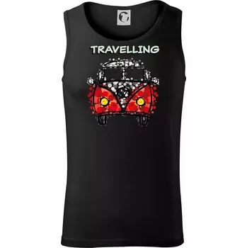 Traveling kreslene auto (lulu_art) - Tílko pánské Core - XL ( Černá )