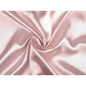 Satén elastický metráž starorůžová sv. 1 m