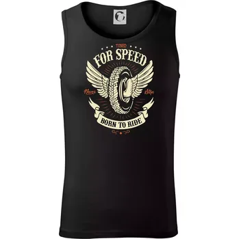 For speed - born to ride - Tílko pánské Core - XL ( Černá )