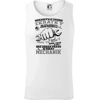 Mechanik zkratky - Tílko pánské Core - XL ( Bílá )
