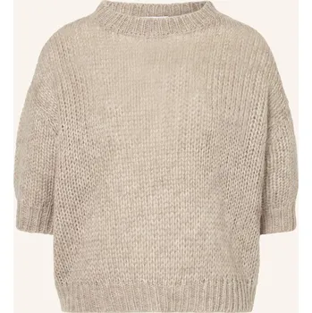 Dámský svetr Mrs & Hugs Dámský Svetr S 3/4 Rukávem, světle hnědá, 36