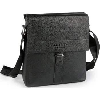 Kabelka Pánská taška crossbody 24x26 cm - černá