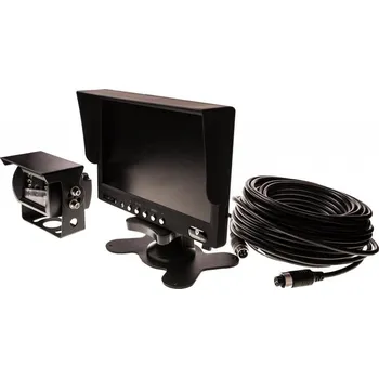 Kamera do auta Couvací kamera TT technology Parkovací systém pro 2 kamery s 7’’ monitorem, 15 m 4PIN kabel