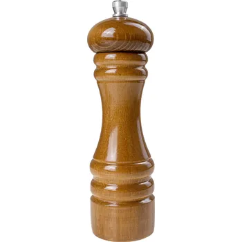 Mlýnek na koření Dřevia Kuchyňský mlýnek na sůl a pepř – 18x5 cm, Tmavý