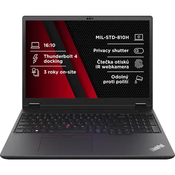 Notebook Lenovo ThinkPad P/P16v Gen 2 (Intel)/U7-155H/16"/WUXGA/32GB/1TB SSD/Arc Xe/W11P/Black/3R