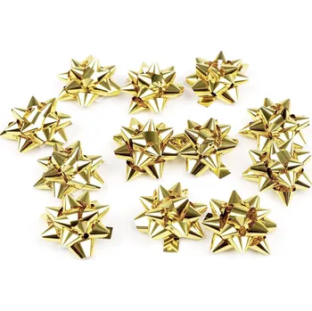 Rozeta samolepicí mini Ø25 mm zlatá 1 krab