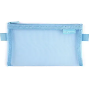 Síťované pouzdro 20x12 cm modrá světlá 1 ks