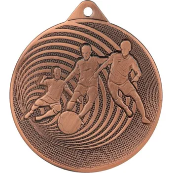 KOVOVÁ MEDAILE FOTBAL průměr 70 MMC3070 - BRONZ