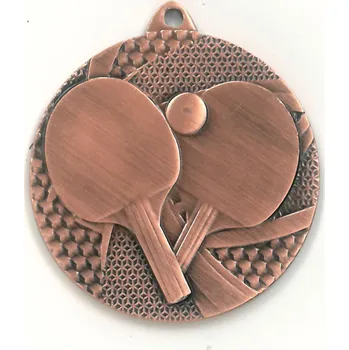 Medaile bronzová - stolní tenis - medaile ocelová